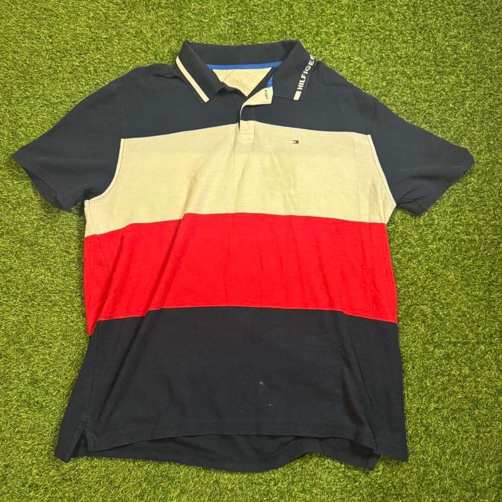Tommy hilfiger navy red and